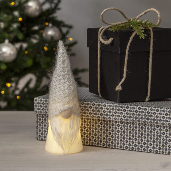 Liten Tomte Vit (Dekorations figur Joylight)