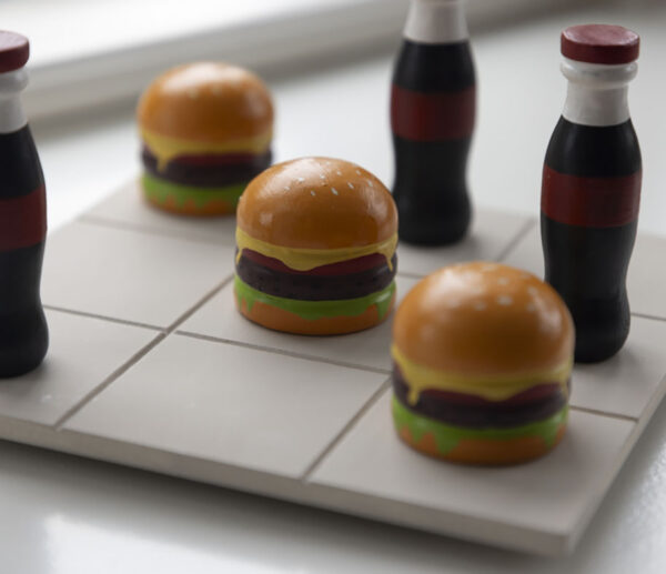 Tre i rad Hamburgare och Läsk - Bild 2