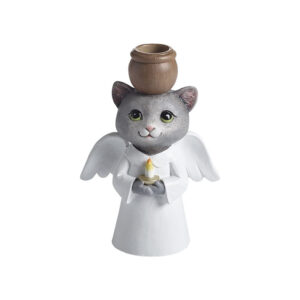 Ljusstake Katt Ängel