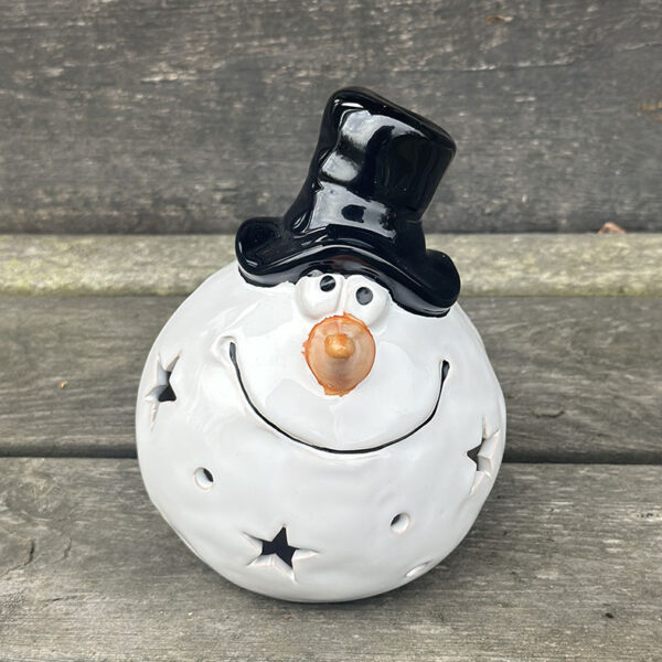 Snögubbe Bollo Lykta