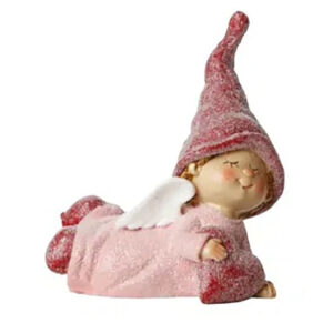 Ängel Klara liggande med hjärta