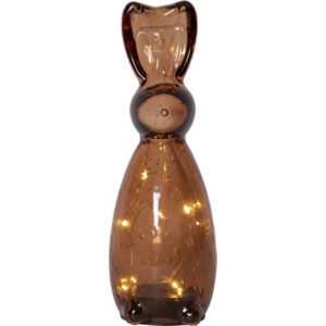 Glaskanin med Led Harry Brun